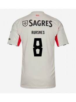 Benfica Fredrik Aursnes #8 Auswärtstrikot 2025-26 Kurzarm Benfica Fredrik Aursnes #8 Auswärtstrikot 2025-26 Kurzarm